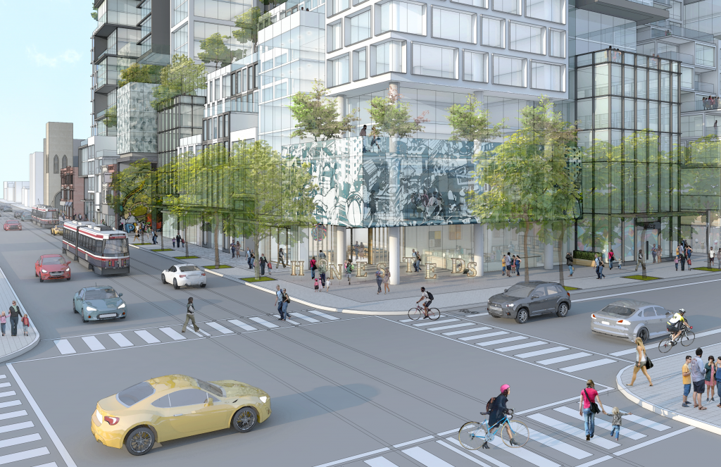 A rendering of Westbank's Mirvish Village development in Toronto. Via Mirvish Village.