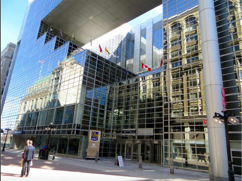 Canada's Federal Court offices in Ottawa are inside this building at 90 Sparks Street, and home to key decisions on laws affecting art and museums in Canada. Photo: Google.
