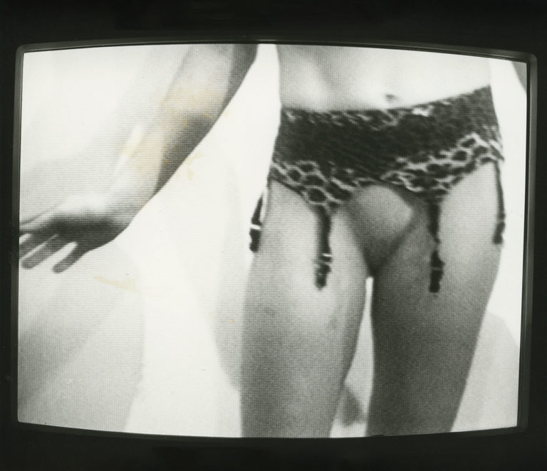 Kate Craig, <em>Skins</em> (still), 1975. Single-channel video, 1 hour, 3 minutes. Videographer: Hank Bull. Courtesy Western Front. 