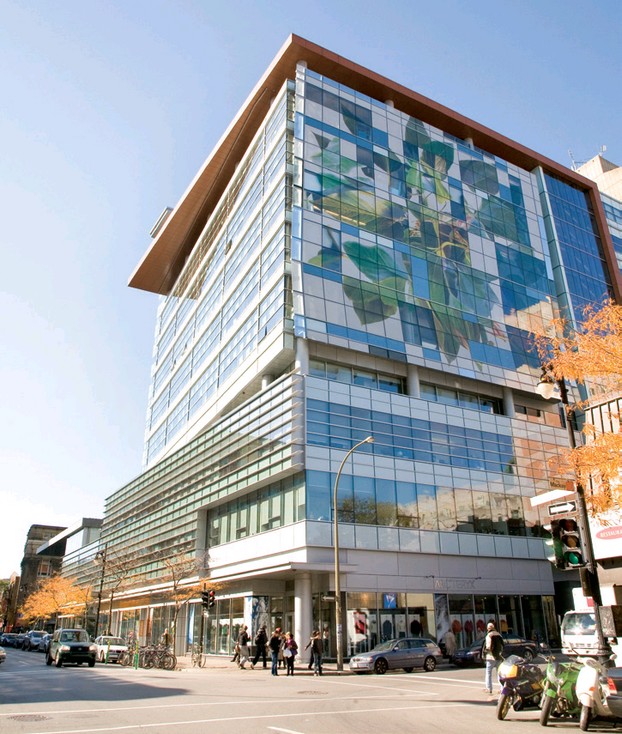 A view of Concordia’s Engineering, Computer Science and Visual Arts Building at in Montreal. Photo: Concordia University.