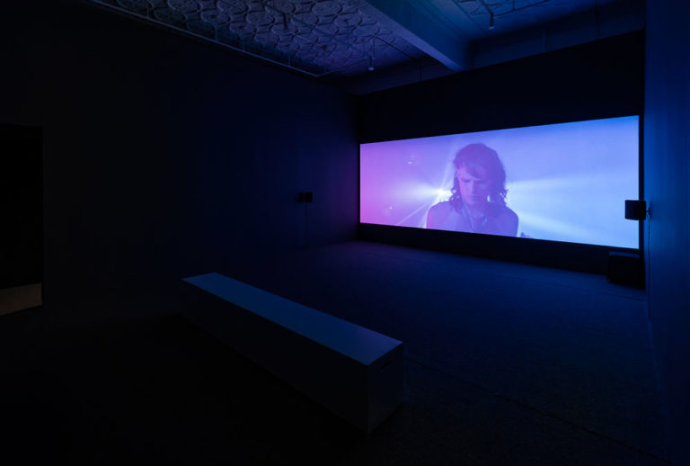 Beatrice Gibson, <em>Deux Soeurs Qui Ne Sont Pas ￼Soeurs</em>, 2019. 20 min. Installation view at Mercer Union, Toronto. 
