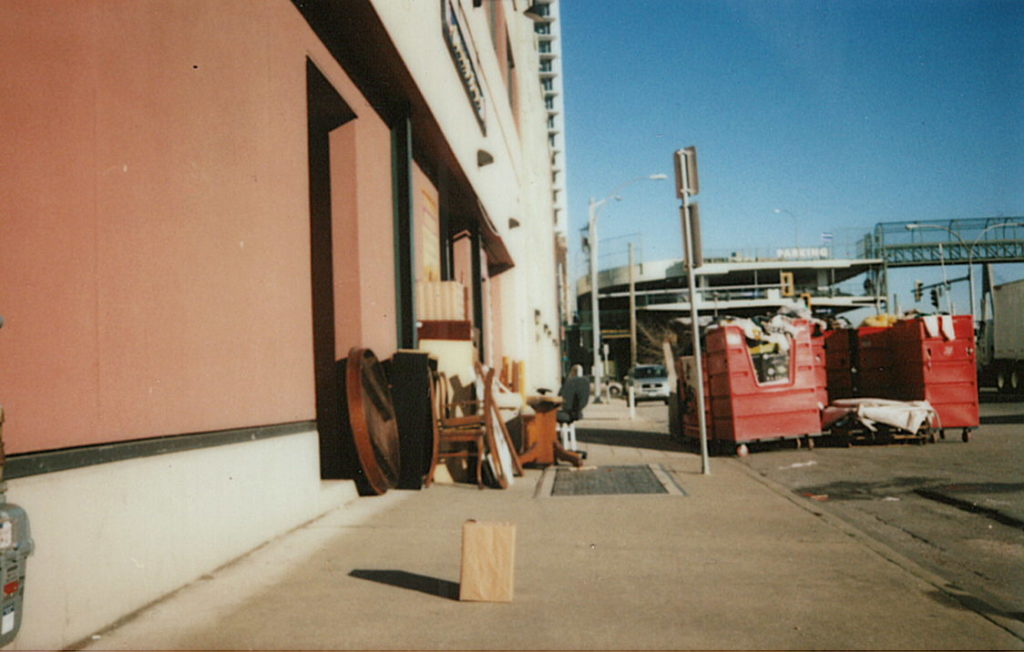 Ryan Quast, <em>Box 253</em> (detail), 2019. Polaroid and typewritten page in matted frame, 40.6 x 50.8 x 2.5 cm overall. Courtesy Wil Aballe Art Projects.