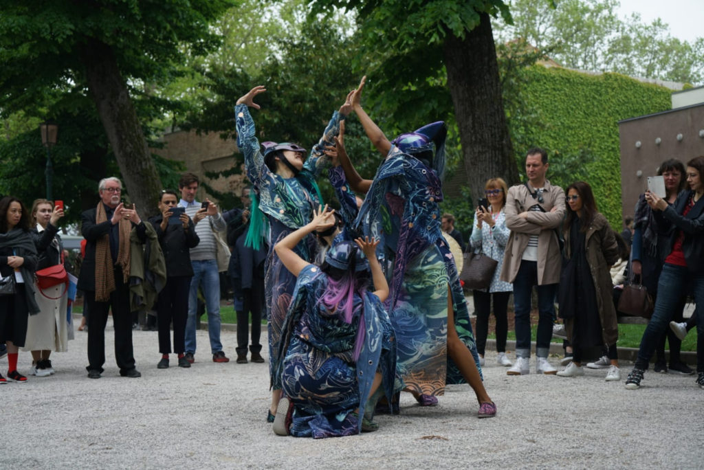 Zadie Xa, <em>Grandmother Mago</em>, 2019. “Meetings On Art” public programme, Venice Biennale 2019. Courtesy Delfina Foundation. Photo: Riccardo Banfi.