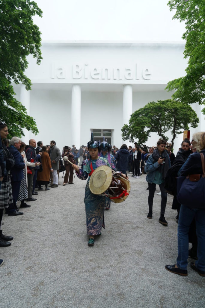 Zadie Xa, <em>Grandmother Mago</em>, 2019. “Meetings On Art” public programme, Venice Biennale 2019. Courtesy Delfina Foundation. Photo: Riccardo Banfi.