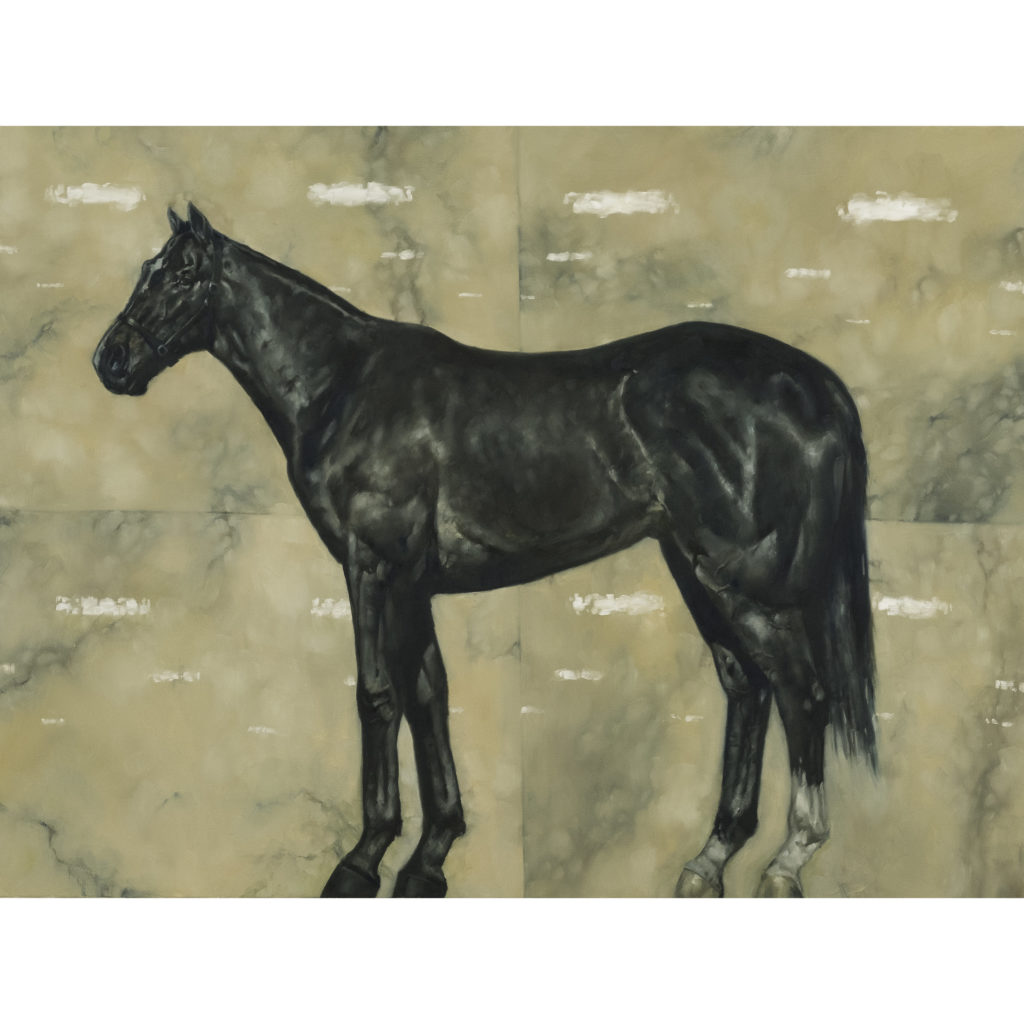 Jared Peters, <em>Horse No. 4</em>, 2019. Oil on canvas. Courtesy Jones Gallery