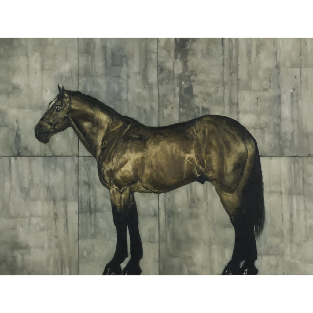 Jared Peters, <em>Horse No. 7</em>, 2019. Oil on canvas. Courtesy Jones Gallery