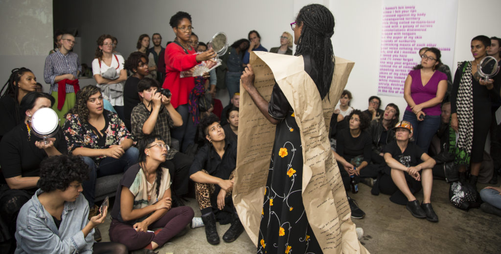 Kama La Mackerel, <em>Truth and Punishment</em> (Performance), 2018.  Courtesy the artist. Photo: Val Bah. 