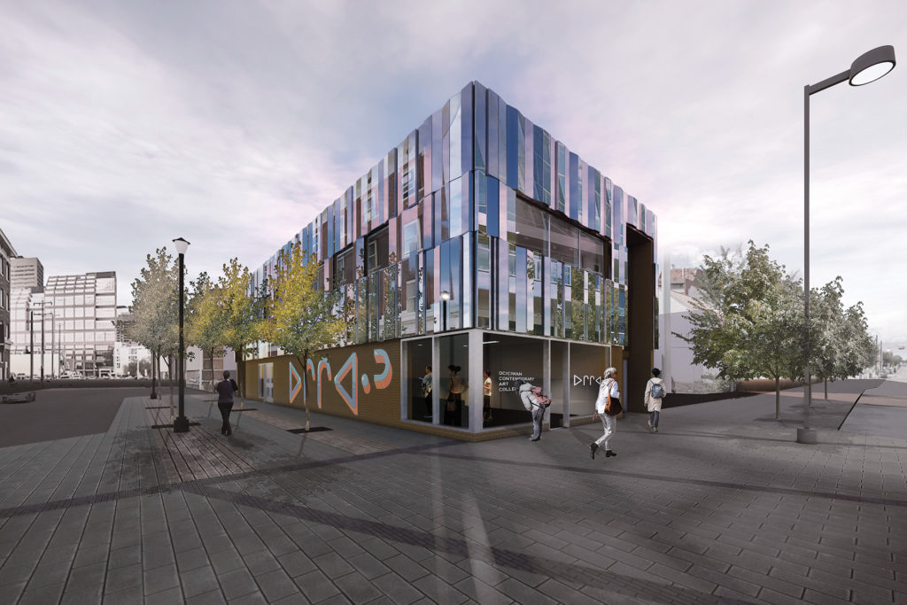 Ociciwan Contemporary Art Centre (rendering), opening in Edmonton in fall 2019. Courtesy RPK Architects Ltd.