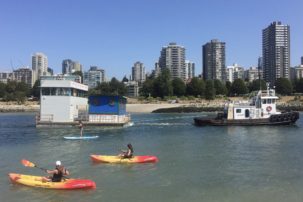 Blue Cabin Floating Artist Residency Launches on Vancouver’s False Creek