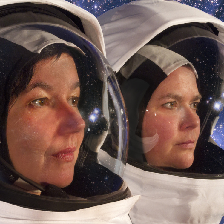 Shawna Dempsey and Lorri Millan, <em>Astroart Space Corps</em>, first performed in 2014. Photo: Lindsey Bond