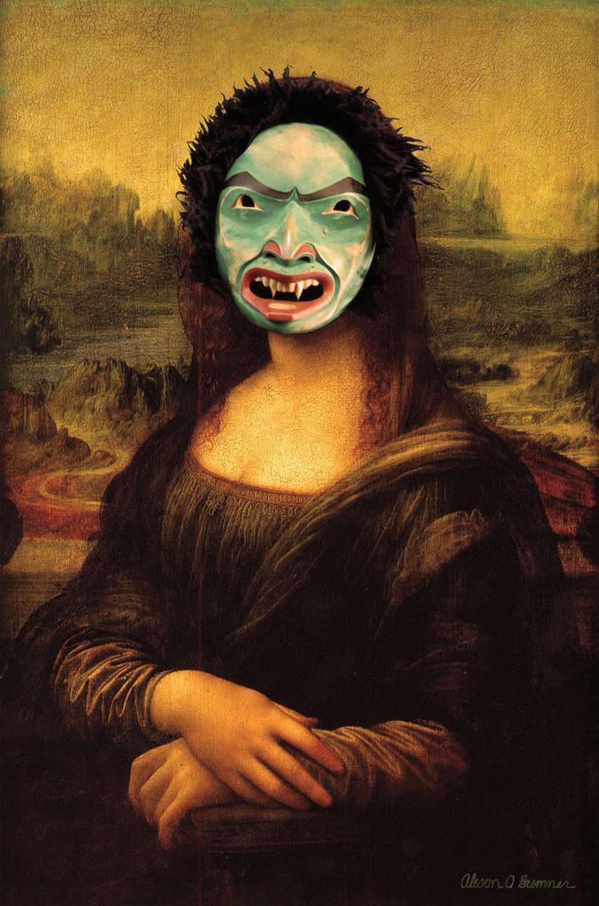 Alison Marks, <em>Mona Lisa Smile</em>, 2014. Giclée print, 68.5 x 45.7 cm. Courtesy the artist.