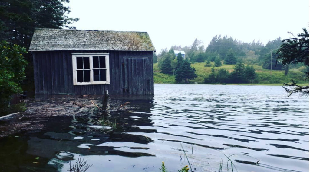 A view of one of the buildings at Fisherman’s Life Museum in Jeddore, Nova Scotia, soon after Hurricane Dorian affected the province. The museum is one of the 28 sites of the Nova Scotia Museum. Photo: Matthew Hughson.