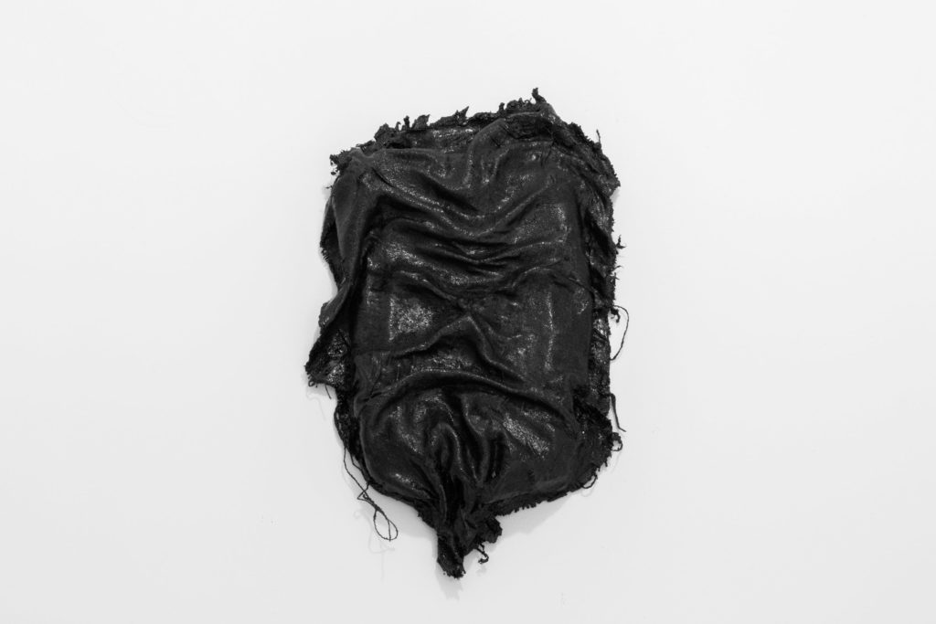 HaeAhn Paul Kwon Kajander, <em>Supervisor</em>, 2019. Lacquer, glutinous rice powder, textiles, ash powder. Courtesy Franz Kaka.