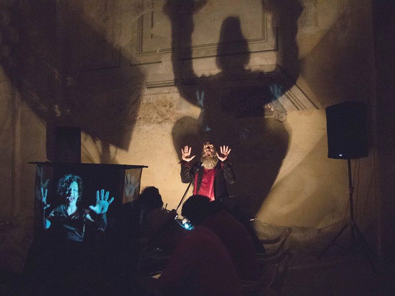 2boys.tv, <em>CatoptROMANTICS</em>, Encuentro 2019, Mexico City. Courtesy Hemispheric Institute of Performance and Politics. Photo Julio Pantoja. 