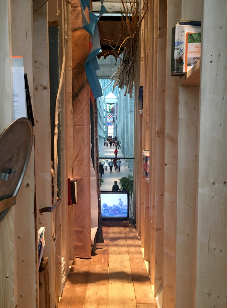 Joar Nango, <em>Sámi Architectural Library</em> (detail), 2019. 