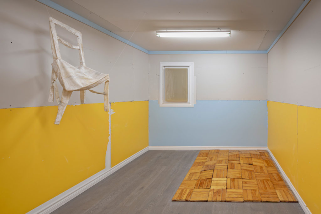 “Undomesticated,” 2019. Koffler Gallery installation. Photo: Toni Hafkenscheid. (From left, work by: Gunilla Josephson, Iris Häussler, Adrienne Spier)