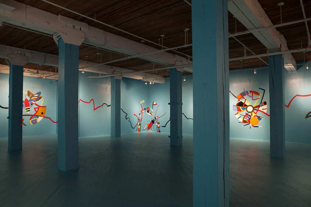 Dee Barsy, installation view of 