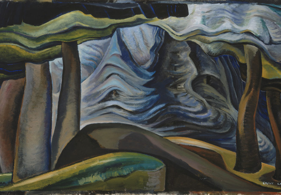 Emily Carr, Untitled, 1930–31 charcoal and oil on paper Collection of the Vancouver Art Gallery, Emily Carr Trust Photo: Maegan Hill-Carroll, Vancouver Art Gallery