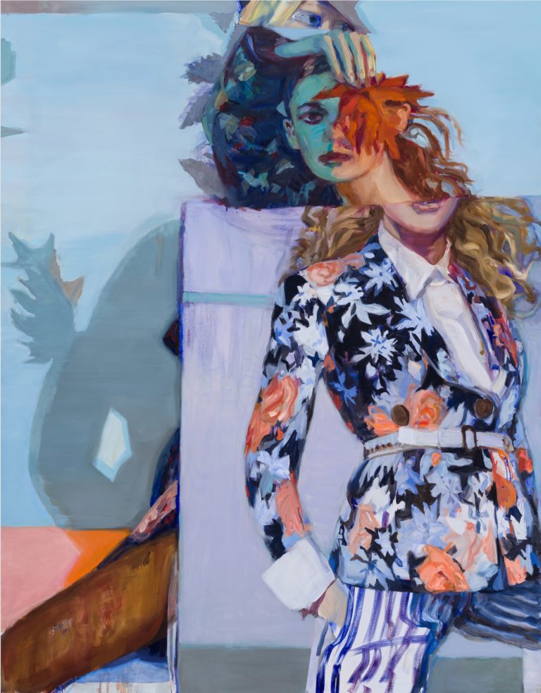 Janet Werner, <em>Beast</em>, 2019.
Oil on canvas, 2.43 x 1.88 m.
Collection Musée d’art contemporain de Montréal;
Purchased with the support of the Collectors Symposium 2019, National Bank Private Banking 1859. Photo: Guy L’Heureux.