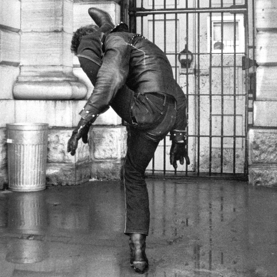 Gerard Pas, <em>Un Autre Faux Pas</em> (detail), 1978. Performance documentation courtesy of Tobey Anderson.