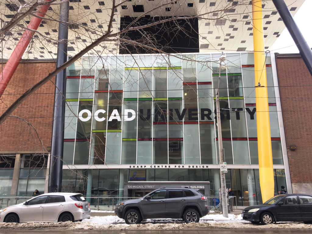 A view of the main building at OCAD University on January 22, 2020. Photo: Leah Sandals.