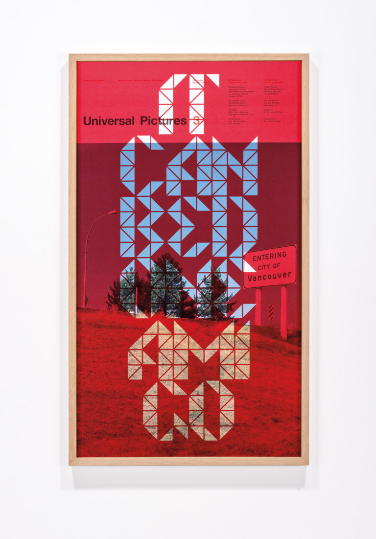 Ron Terada, <em>IT CAN BE DONE AMIGO</em>, 2015. Ink-jet print on offset printed poster (2001), 89 x 51 cm. Courtesy Catriona Jeffries. Photo: Site Photography. 