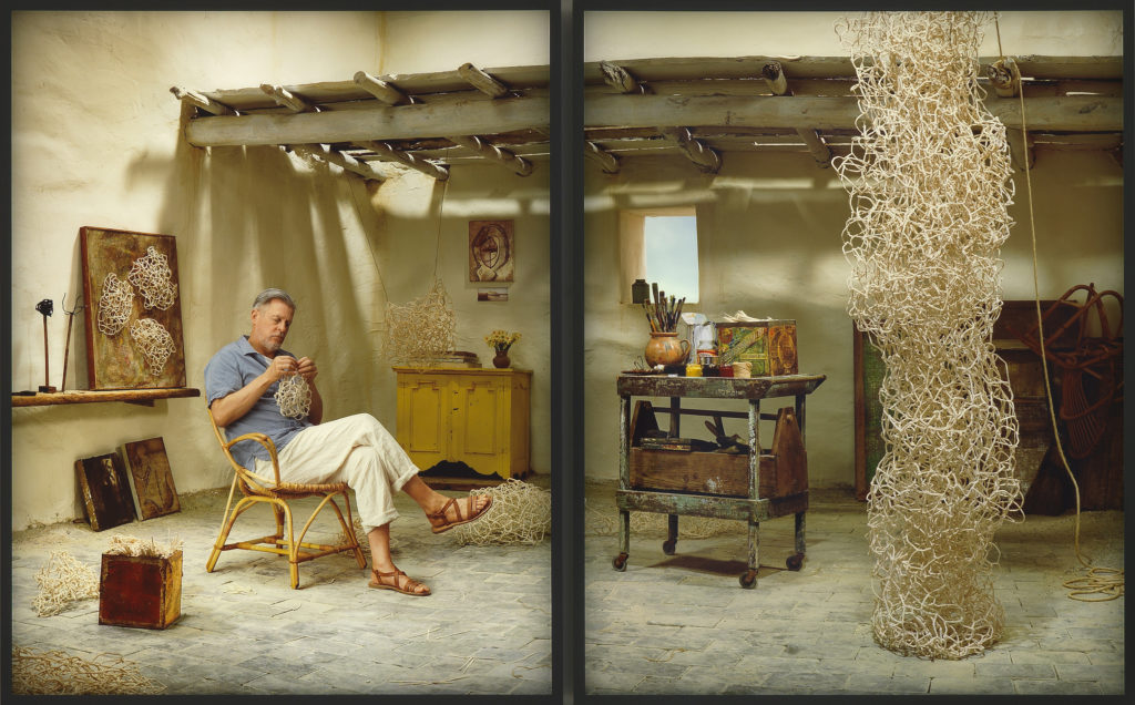 Rodney Graham, <em>Pipe Cleaner Artist, Amalfi, ’61</em>, 2013. Courtesy 303 Gallery, New York. Collection Brigitte and Henning Freybe.