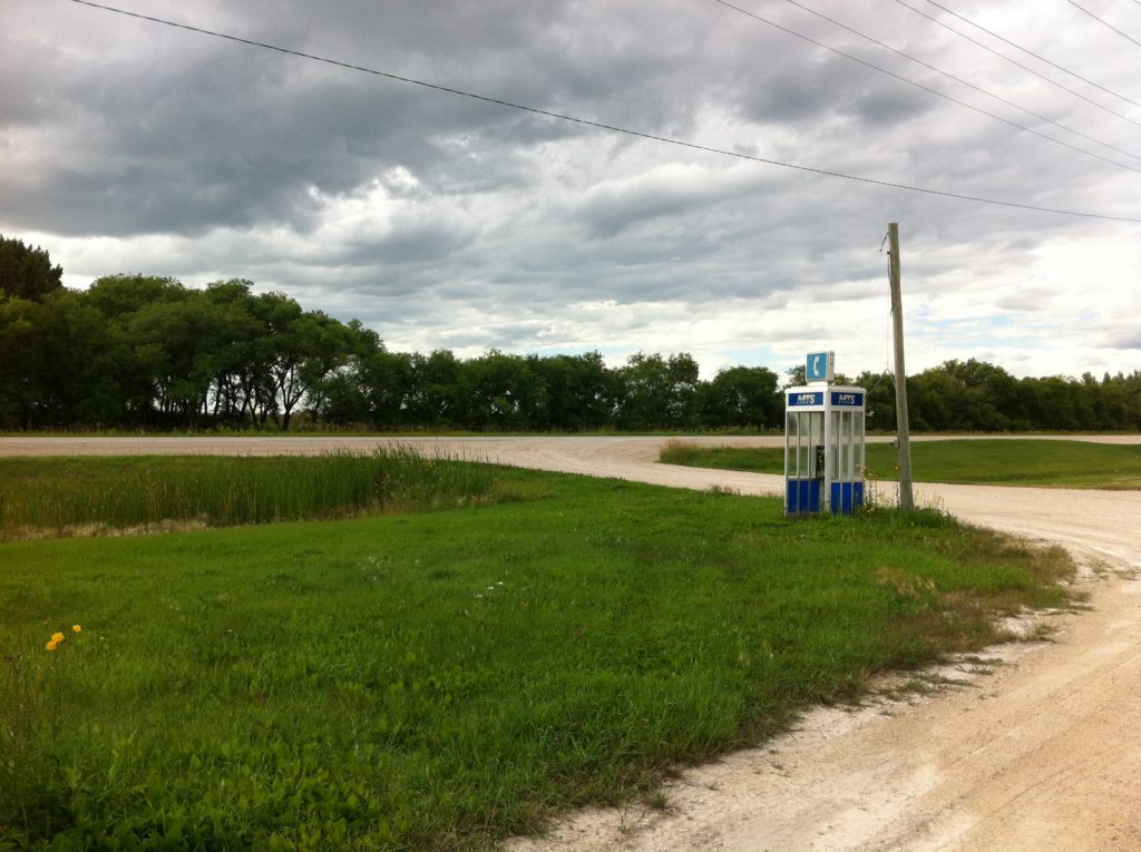 Jeanne Randolph, <em>Another in the Modern Architecture Mortification collection. The booth itself is in good condition, not counting the telephone itself, which looked like it had been chewed to pieces.</em> 2018. Archival inkjet print, 21.5 x 27.9 cm. Courtesy the artist and Paul Petro Contemporary Art.
