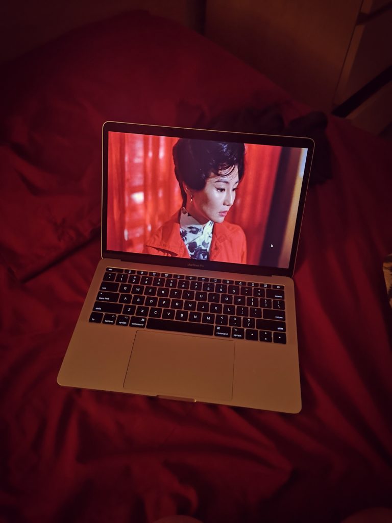 Maggie Cheung in my bedroom. Courtesy Annie Wong.