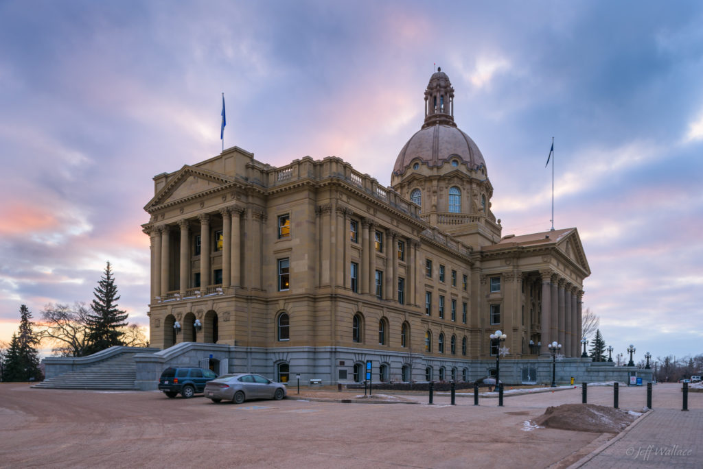 A view of the Alberta Legislature. Photo: <a href="https://flic.kr/p/KVqxrP">Jeff Wallace</a>. Used under a Creative Commons License.