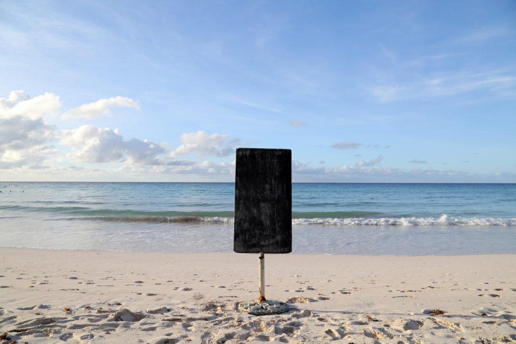 Kara Springer, <em>Untitled, Dover Beach</em>, 2015. Courtesy the artist.

Kara Springer is an artist currently living between Toronto, New York, and Houston, whose practice is particularly concerned with armature—the underlying structure that holds the flesh of a body in place.  
