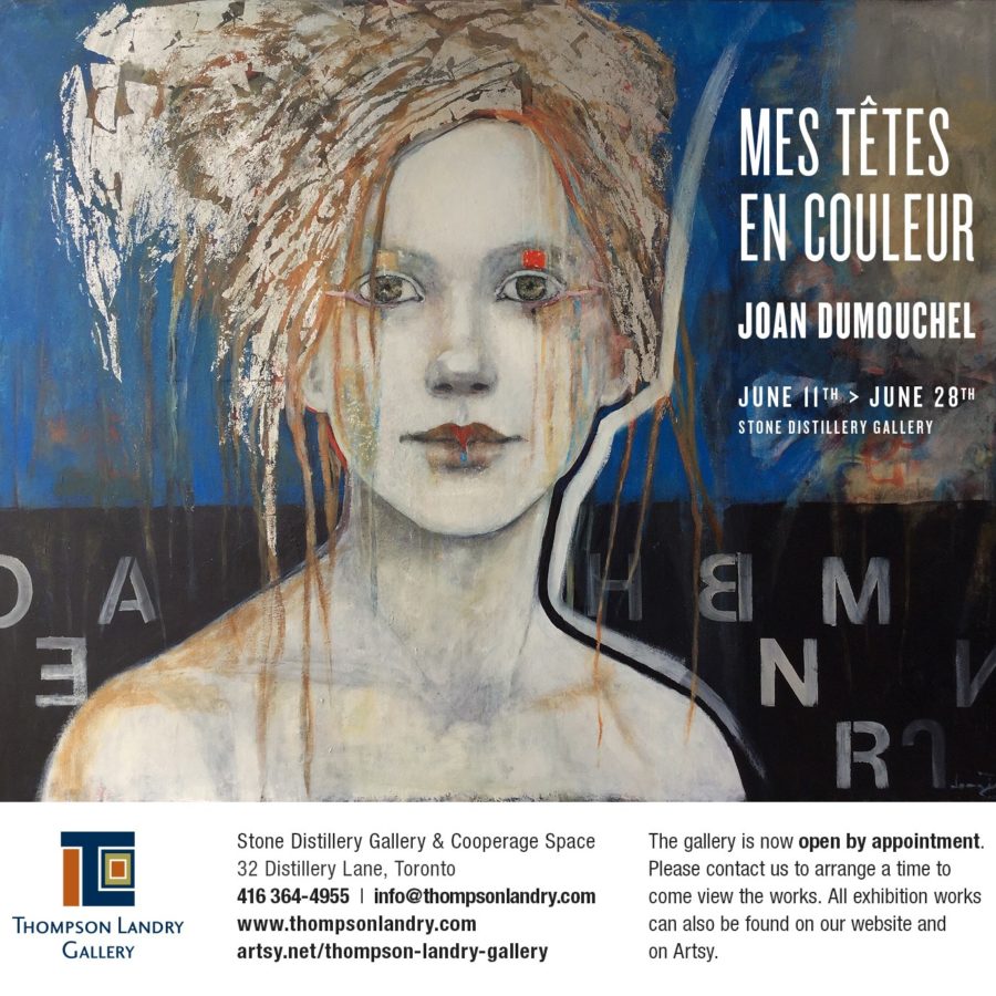 Joan Dumouchel, <em>Essence</em>. Acrylic and mixed media on canvas, 36 x 48 in.