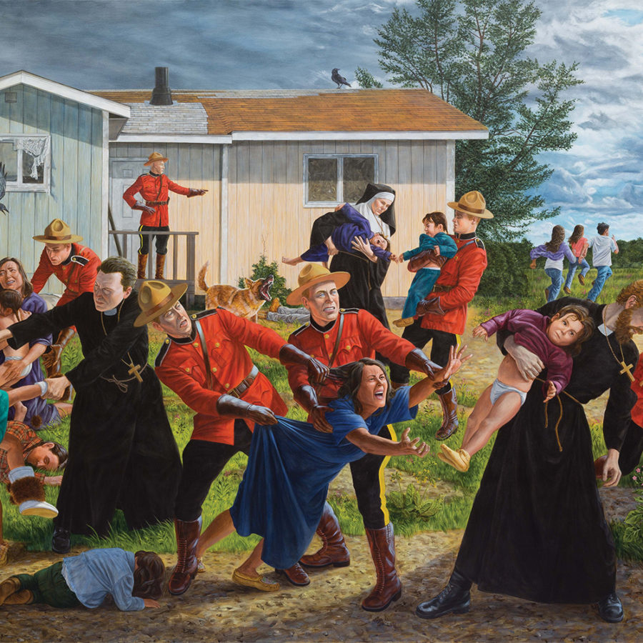 The Scream. By Kent Monkman, 2017. Collection of the Denver Art Museum, Native Arts acquisition fund.