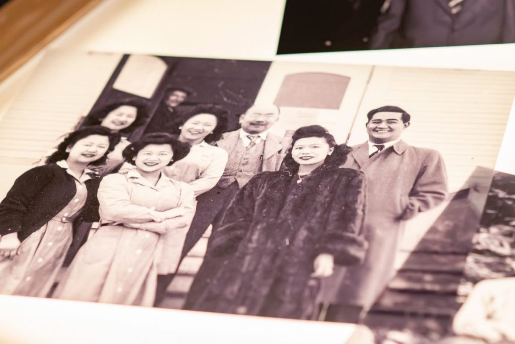 Detail of part of a Chinese Canadian pocket gallery exhibition in Vancouver in Fall 2019. Courtesy the Government of British Columbia.