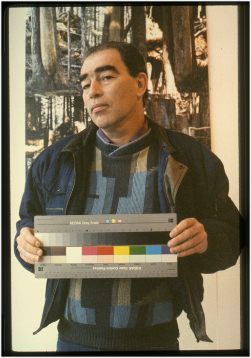 Mike MacDonald, 1990. Courtesy grunt gallery. Photo: Merle Addison.