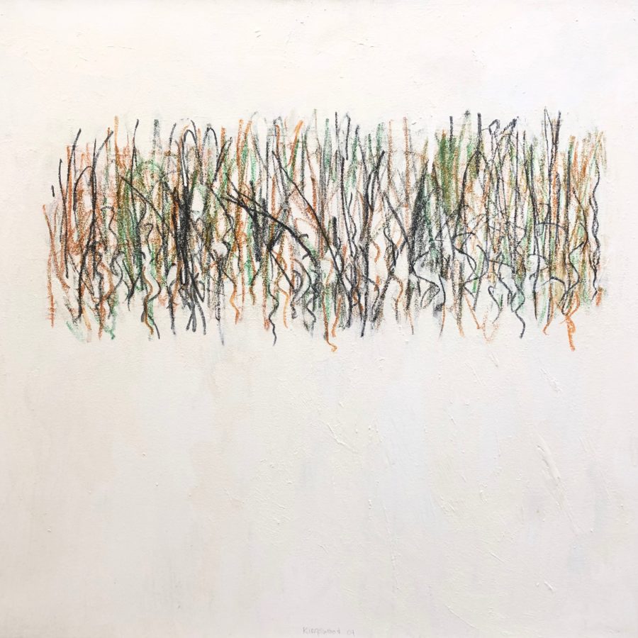 Ron Kingswood, After Monet (2009) Oil and oilstick on canvas, 66 x 66 in.