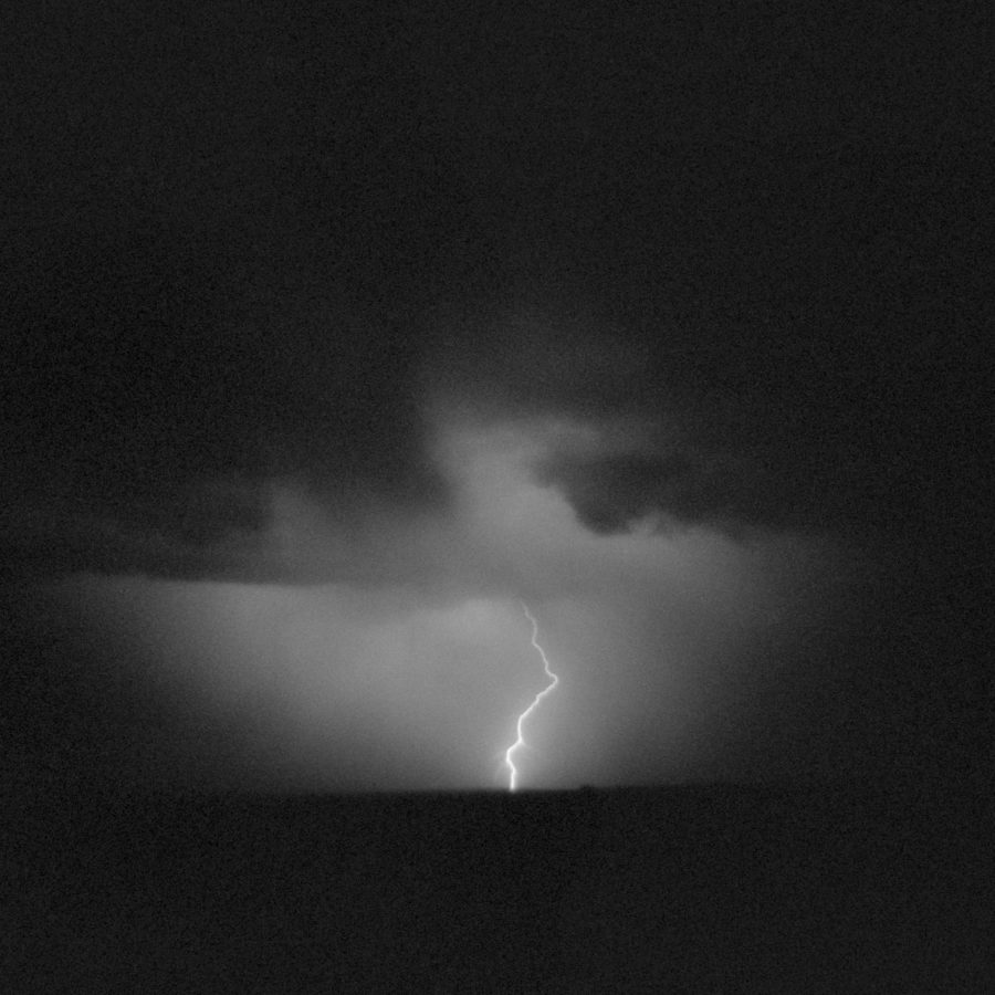 Tonee Harbert, Untitled (Lightning) 2/15, photo, archival pigment print on Kozo paper, 16”x16”