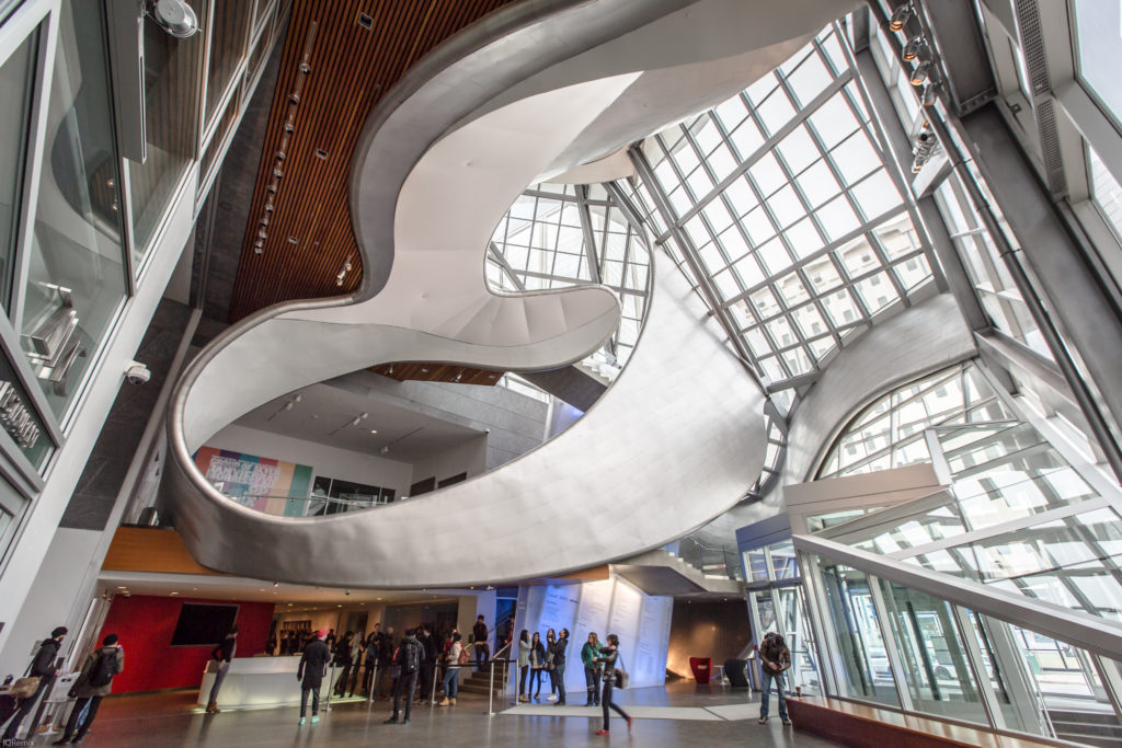 Inside the entrance of the Art Gallery of Alberta. Photo: IQremix. CC BY-SA 2.0.