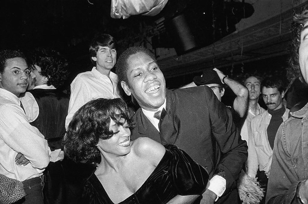 André Leon Talley and Diana Ross dancing at Studio 54, New York City, c. 1979. © Getty Images/Sonia Moskowitz.