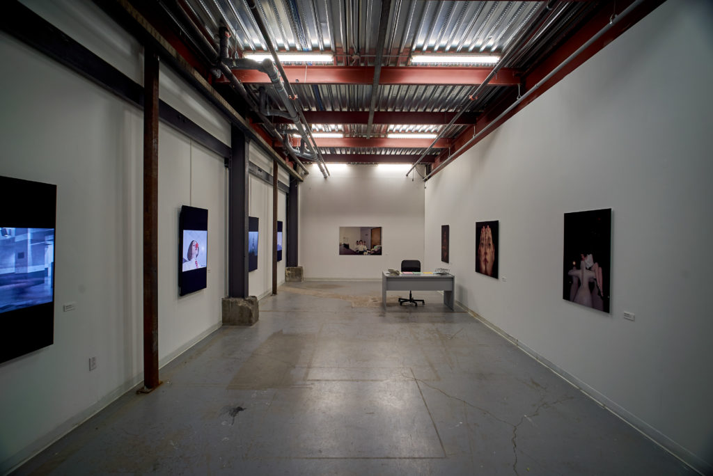 Amalia Ulman, <em>Privilege</em>, 2015–16. Installation view, Arsenal Contemporary Art Montreal, 2020. Photo Romain Guilbault.