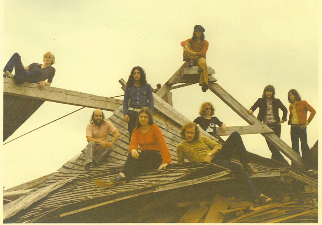 Members of the Acadian rock group Zylan, New Brunswick, ca. 1972.