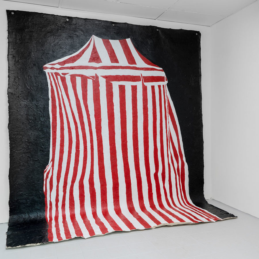 Ghazaleh Avarzamani, Particular Good Game for Self Punishment, 2021, exhibition view, Galerie Nicolas Robert, Montréal (QC)