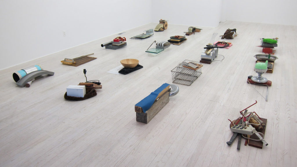 Georgia Dickie, <em>Awful Residues</em>, 2014. Found objects, dimensions variable. Courtesy Cooper Cole/Halsey McKay Gallery, East Hampton. 