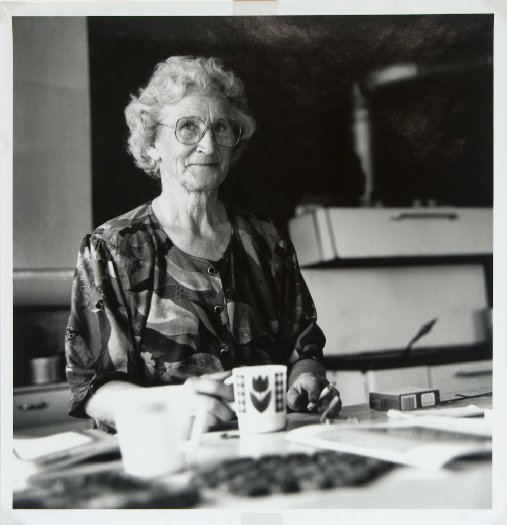 Thelma Pepper, <em>Aline of Tway</em>, 1993. Gelatin silver print, 38.1 x 38.4 cm. The Mendel Art Gallery Collection at Remai Modern. Gift of the artist, 2001.