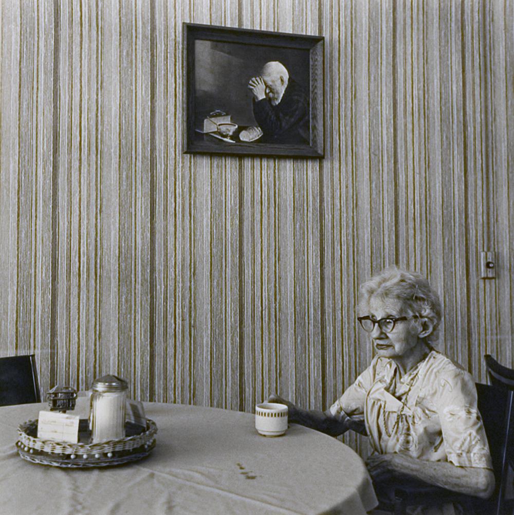Thelma Pepper, <em>Thankfulness</em>, 1985. Silver gelatin on paper, 33.8 x 33.8 cm. Collection of the University of Saskatchewan. Gift of the artist, 1996. 